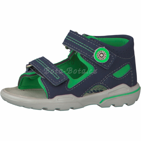 Dětský sandálek Ricosta 32315-555, Manti, nautic/neongrun