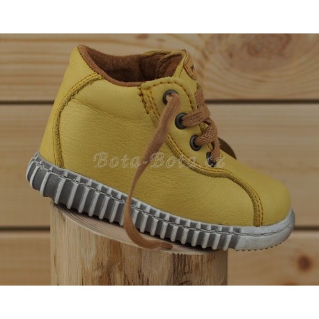 Dětské celoroční boty Pegres 1095 žlutá