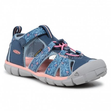 Dívčí sandále Keen 1025153 SEACAMP II CNX C REAL TEAL/STONE Blue