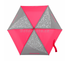 Dětský skládací deštník s reflexními obrázky, neonová růžová,129686