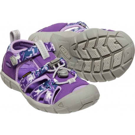 Dětské letní sandále Keen SEACAMP II CNX YOUTH camo/tillandsia purple 1026322