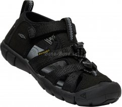 Dětské letní sandále Keen SEACAMP II CNX YOUTH black/grey 1027418