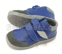Dětská celoroční barefoot obuv BEDA MATT BF0001/W/M/SO/2, nepromokavé, užší v oblasti kotníku a paty