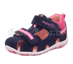 Superfit 1-600036-8000 Superfit 1-600036-8000 Kožené dětské sandálky Superfit 1-600036-8000