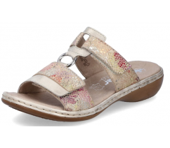 Dámské letní sandále Rieker 659X6-90 Alula/Scamo muschel/beige-multi